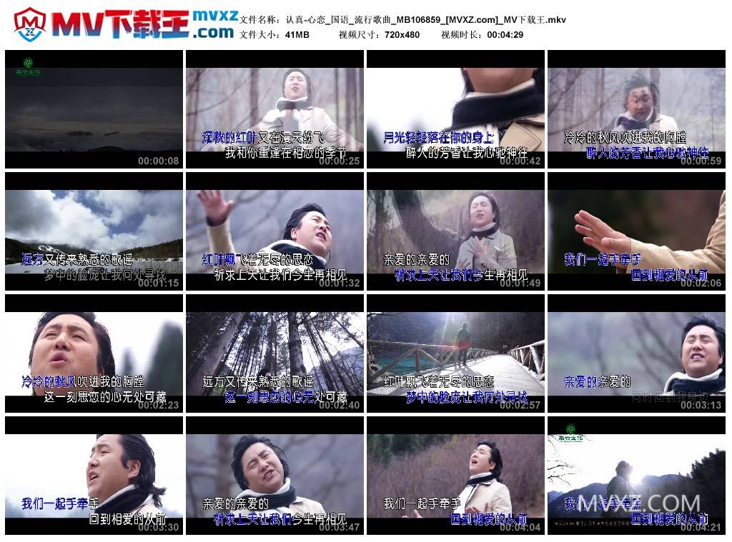 认真-心恋_国语_流行歌曲_MB106859